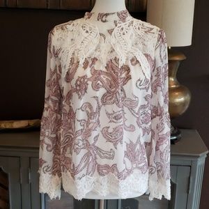 Sheer LOFT blouse